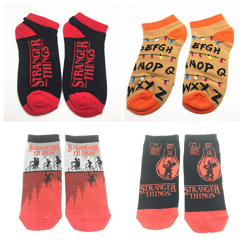 Strange Story Short Socks Totoro Ghost Extermination Blade Animation Surrounding Breathable Cotton Socks