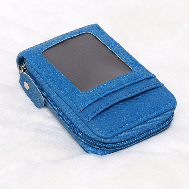 Picture of Cross-border New Arena Card Bag Korean-style Portable Women's Short Bank Card Holder Business Card Holder Vertical Zipper Clutch