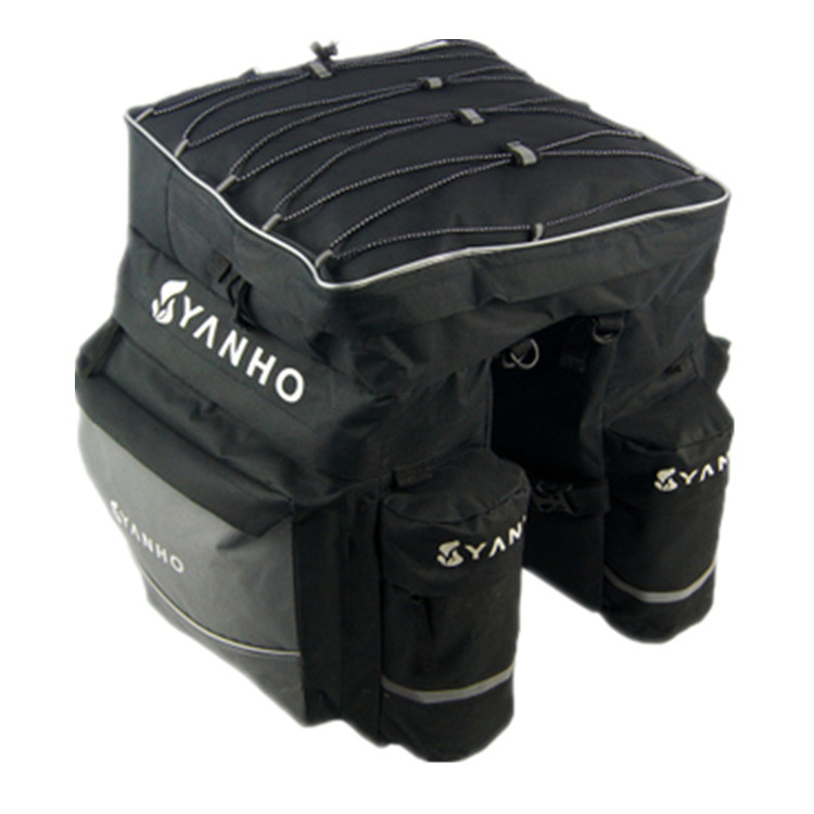 Mountain Bike Rear Rack Bag, Cycling Bag, Bicycle Camel Bag, Short-Distance Pannier Bag, Large-Capacity Tray Bag, Bicycle Equipment