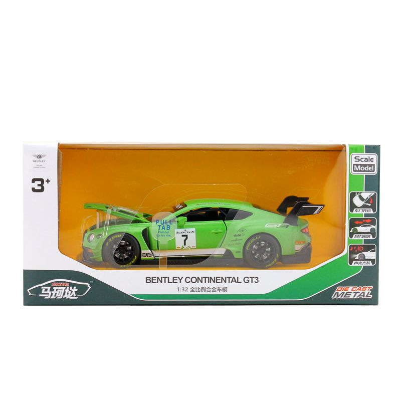 Picture of Yufeng Make 1:32 Bentley GT3 Racing Acousto-optic Power Simulation Metal Alloy Model Collection