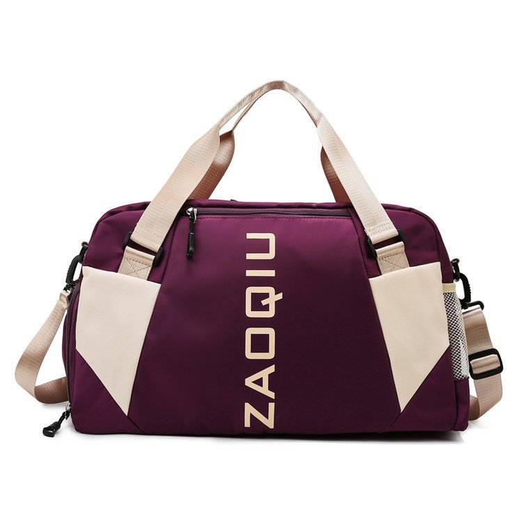 Picture of Leisure Fitness Travel Bag Women's Short-distance Travel Portable Luggage Bag New Dry and Wet Separation Yoga Bag Fitness Bag