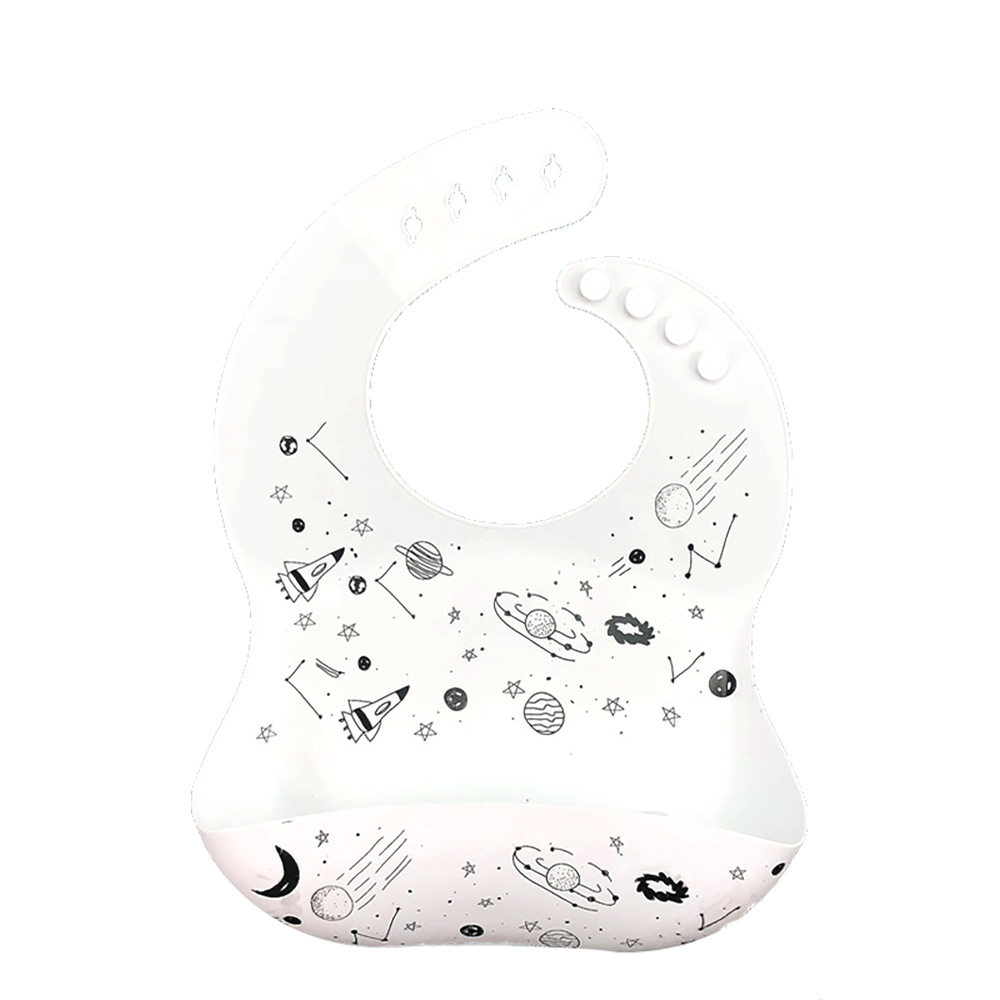 Picture of Baby Dining Bib Stereo Silicone Baby Waterproof Super Soft Food Food Bucket Children Children's Slippery Bucket Wash-Free Cross-Border