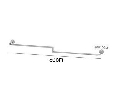 Picture of Stainless Steel Positive Hanging Display Rod Children's Clothing Store Display Rack Wall Hanging One-word Shelf Point Hanging Clothing Store Hanging Hangers