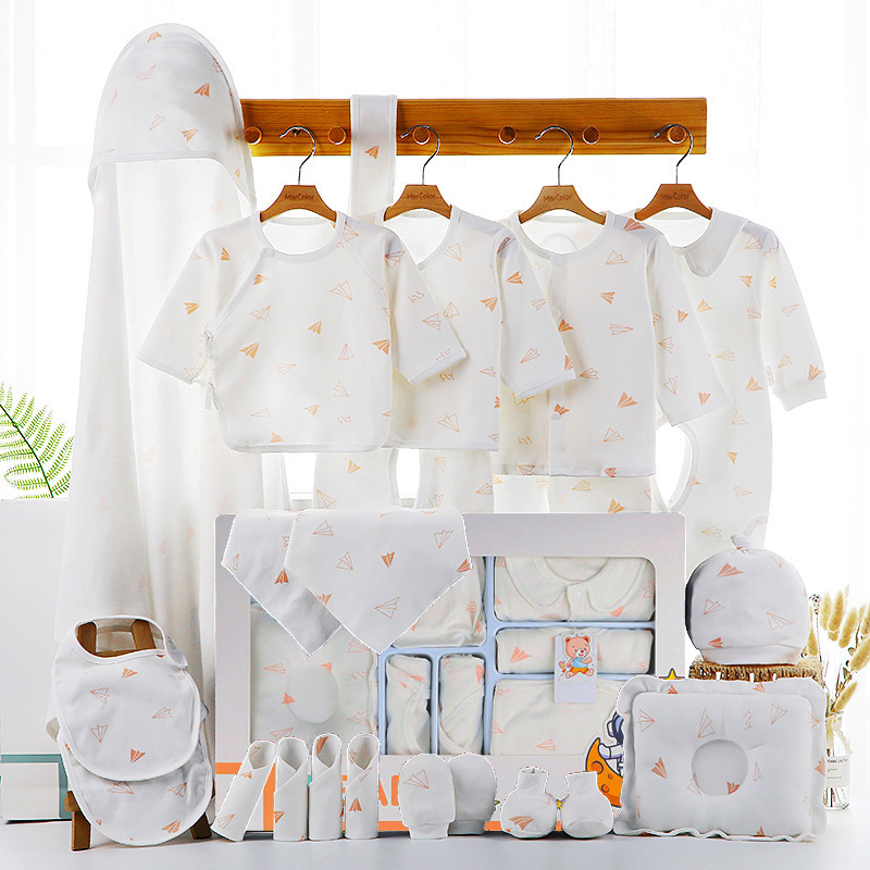 Picture of Baby airplane cartoon clothing gift box birth baby supplies collection gift box suit full set baby clothing gift box