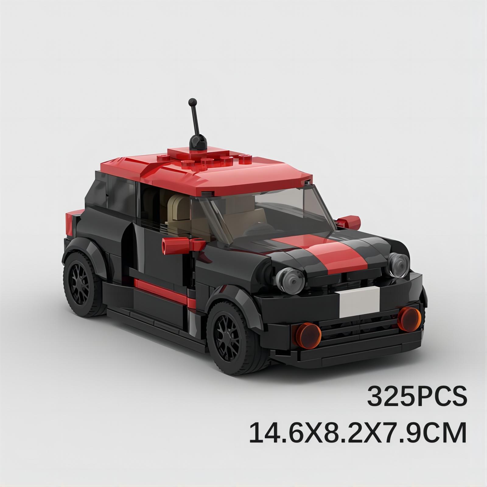 Picture of MOC block compatible Lego model MINI COOPER MINI COOPER JCW2014 patchwork toy gift