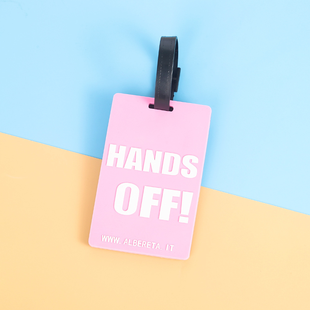 Picture of Amazon's New Cartoon Pvc Luggage Tag Bag Pendant Creative Card Holder Travel Suitcase Backpack Name Tag Wholesale