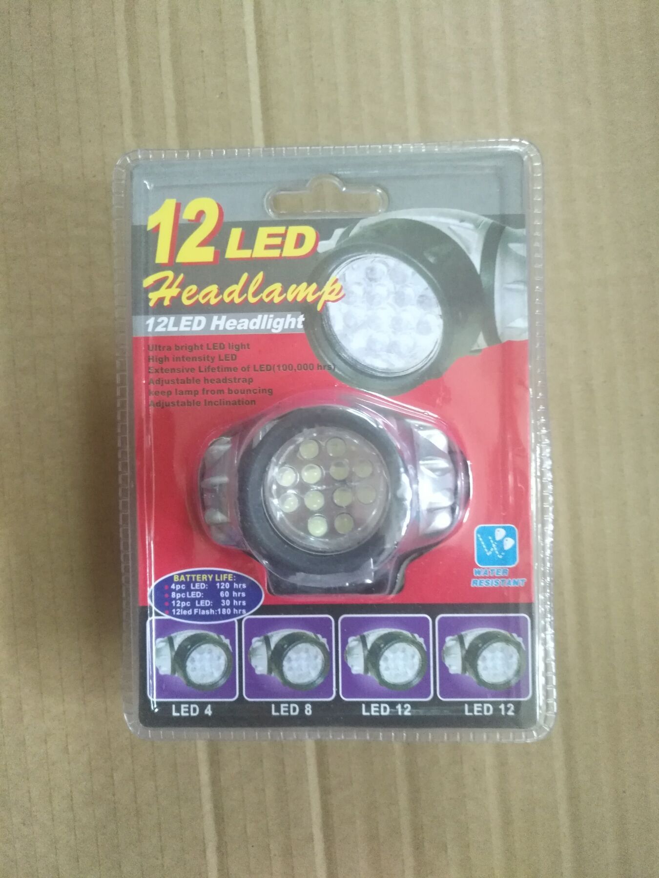 Picture of Factory direct 7,9,12,14,19.21,23LED headlights outdoor fishing camping equipment strong miner's lamp