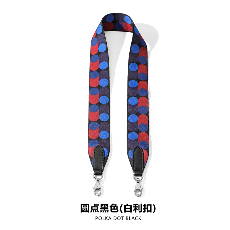 Picture of Ma Huangshi MHS-F-28 Ribbon F Dot Decoration Women's Bag Wide Shoulder Belt Canvas Ribbon Single Back Women's Bag Accessories