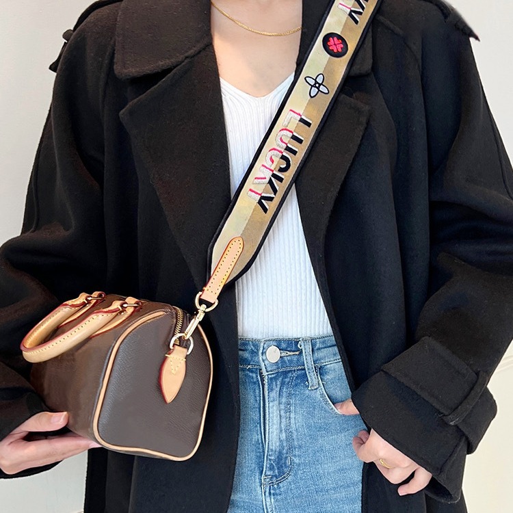Picture of Factory Direct Sales Speedy20 Canvas Bag with Shoulder Strap Presbyopic Bag Crossbody Wide Replacement Strap Single Purchase Accessories