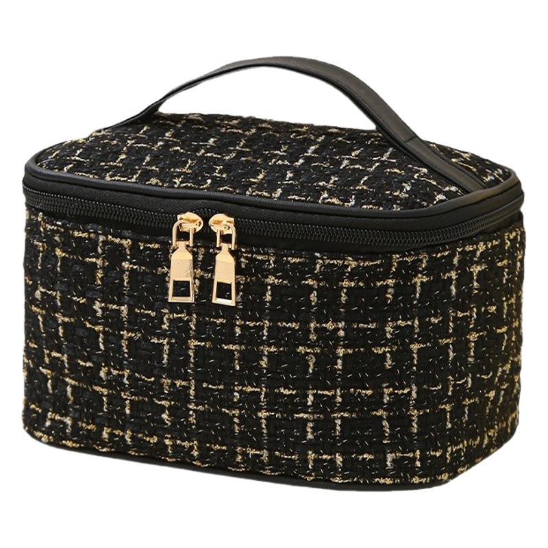 High-End Small Fragrance Large-Capacity Cosmetic Bag, Skin Care Product Storage Toiletry Bag, Travel Portable Storage Bag