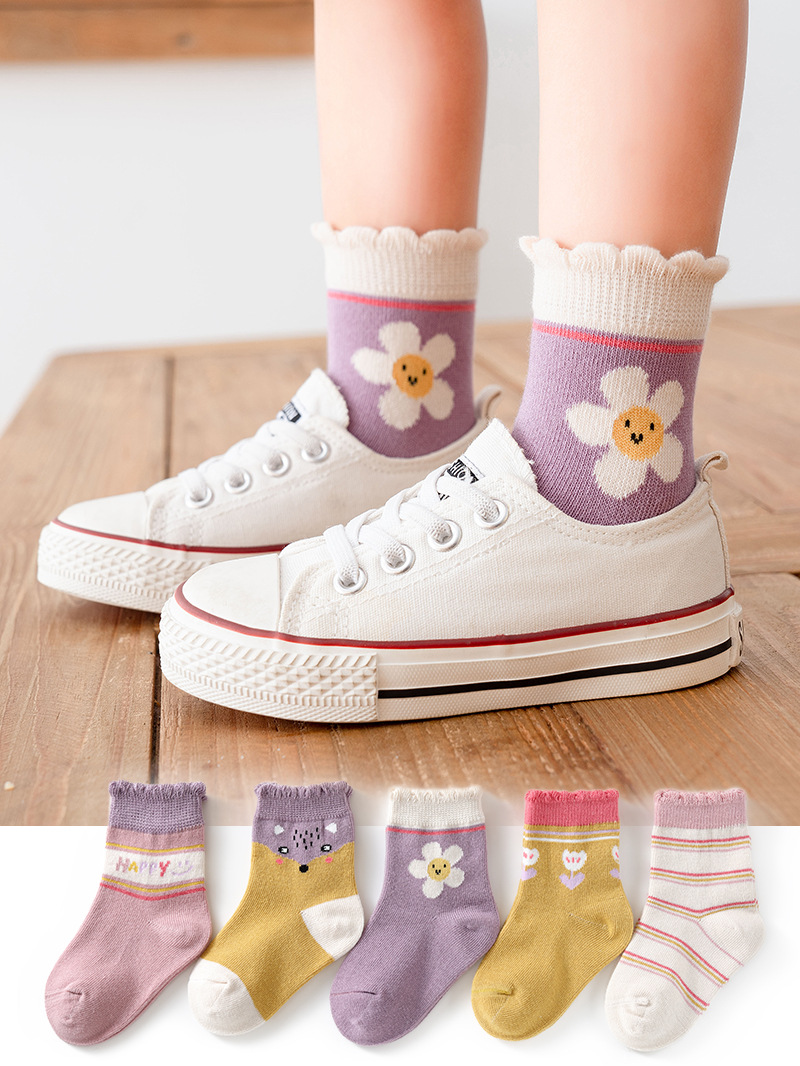 Picture of Children's socks autumn cotton children's socks baby autumn and winter cartoon boys and girls new boys and girls socks