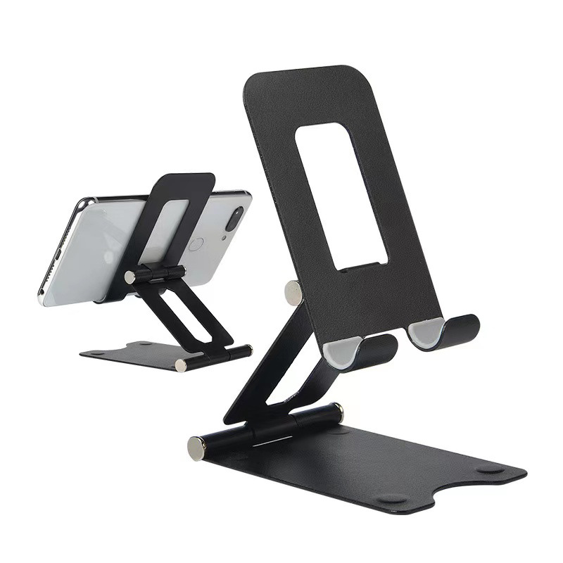 Picture of Metal mobile phone bracket desktop bracket phablet bracket folding adjustment lazy gift support logo can be set
