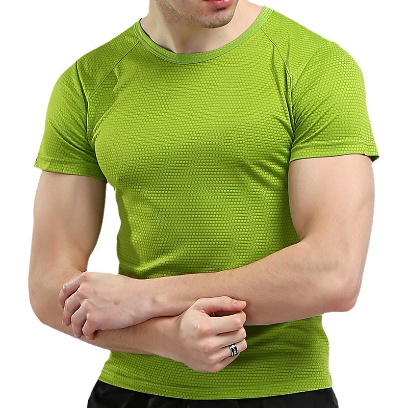 Picture of Cross-Border Independent 2024 Summer New Men's Quick-Drying T-Shirt Youth Plus Size Mountaineering Round Neck Short-Sleeved T-Shirt