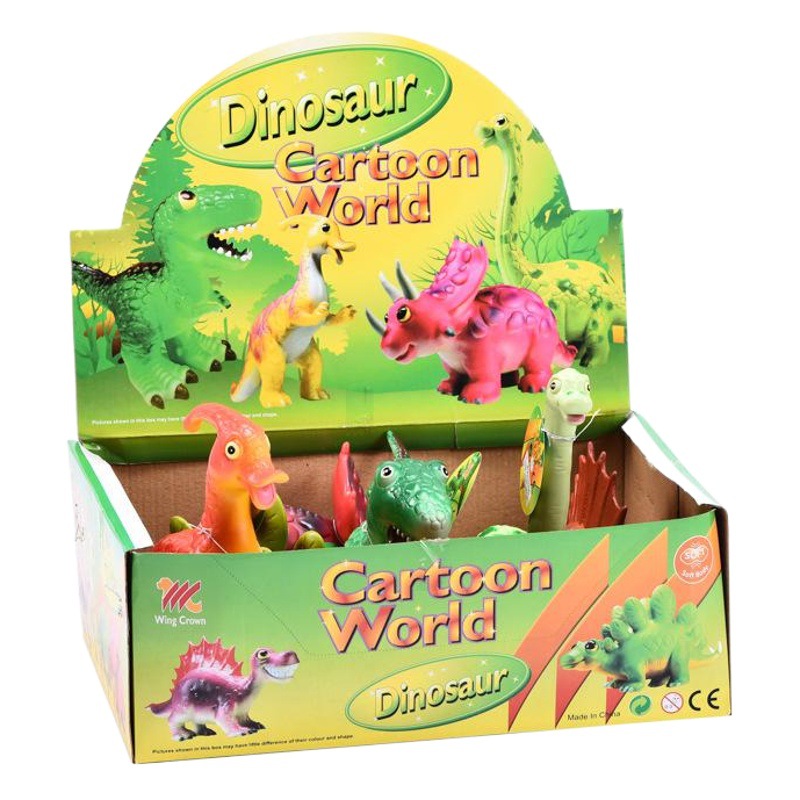 Cross-border cartoon dinosaur toy simulation dinosaur model Jurassic dinosaur toy model children's educational toys