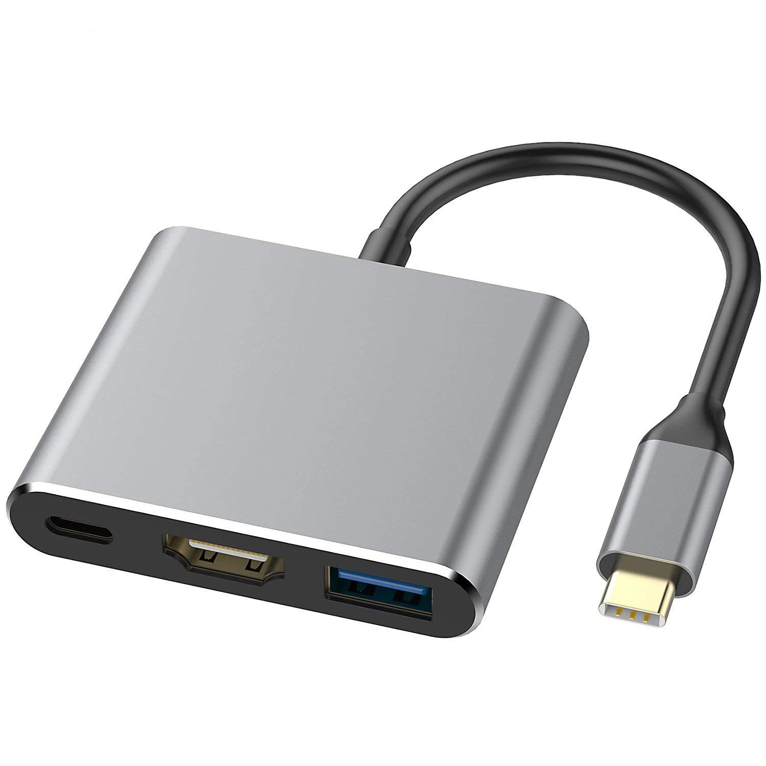 Picture of Chen is a type c to hdmi three-in-one usb3.1 docking station hub converter pd HD 4K cross-border exclusive