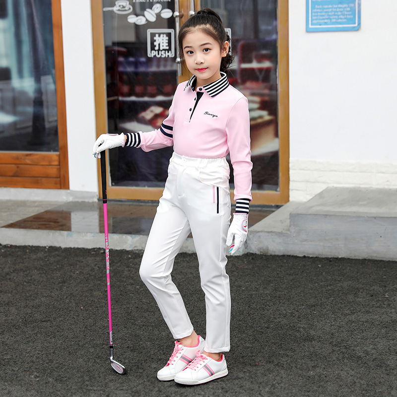 Picture of TTYGJ Genuine golf Clothing Children's Summer and Autumn Trousers Girls Youth Pants golf Ball Pants