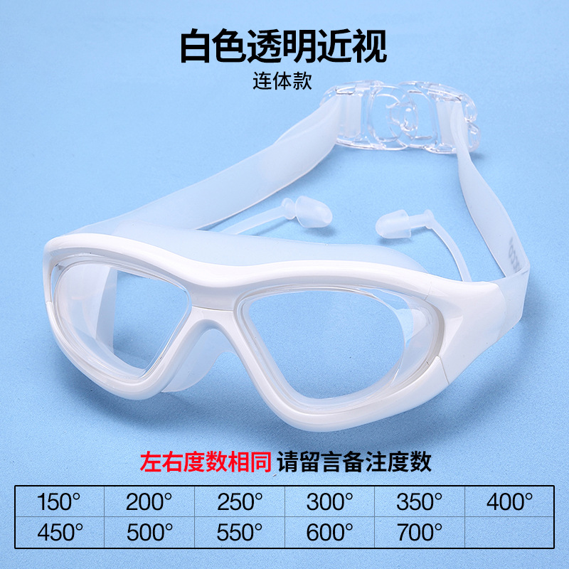 Picture of Liku Myopia Goggles High-definition Anti-fog Waterproof Unisex Goggles Electroplated Swimming Equipment