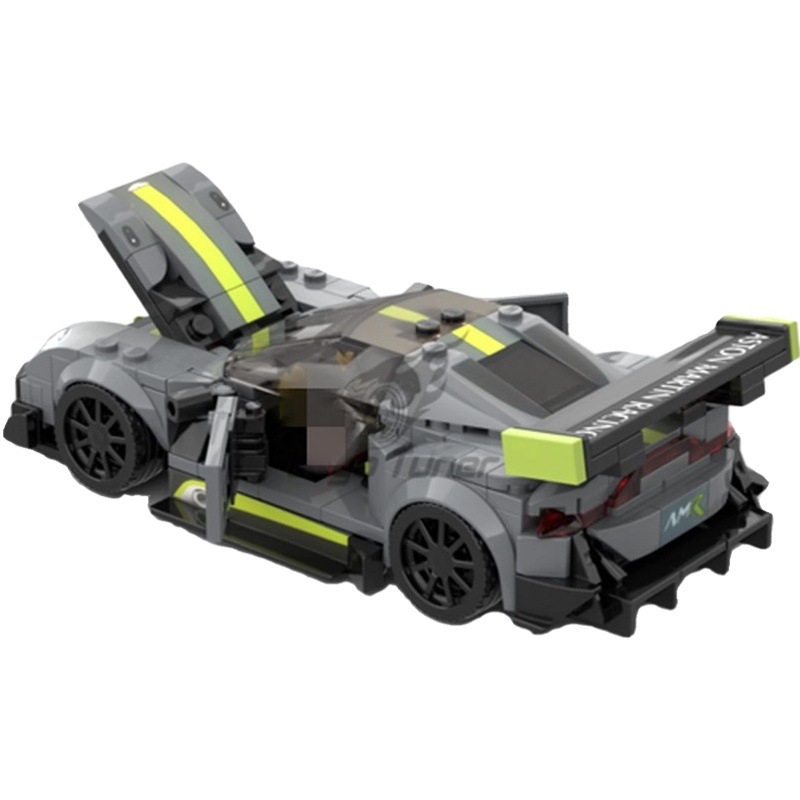 MOC compatible with Lego Aston Martin Vantage GT3 boys' car model assembling building blocks toy