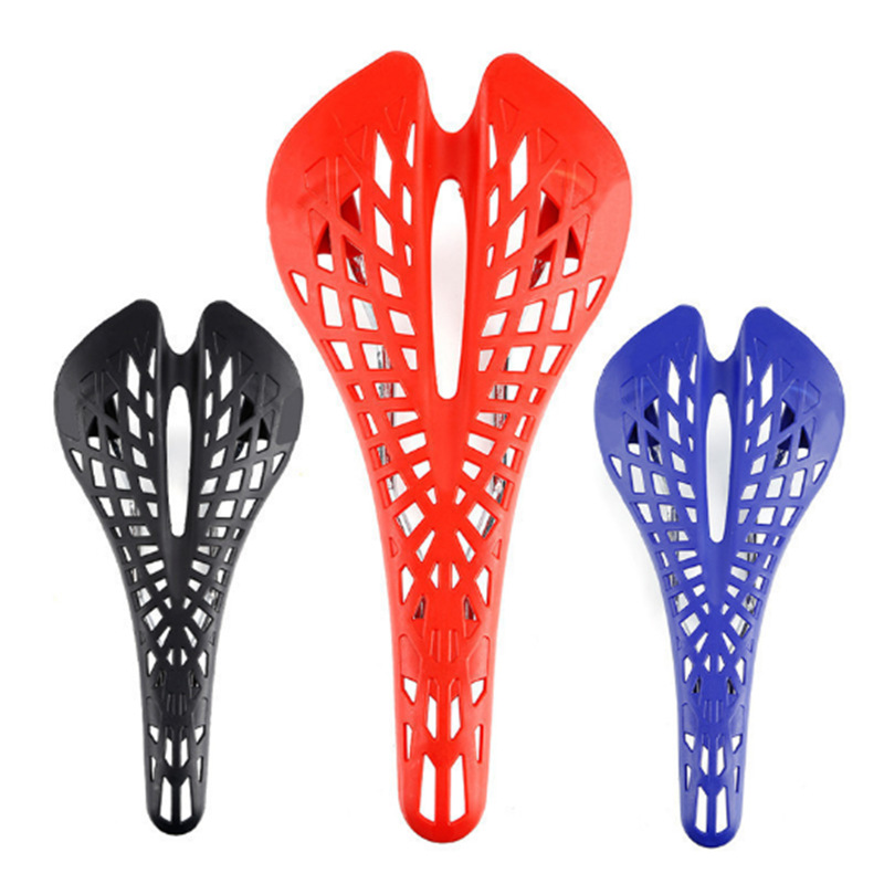 Picture of Bicycle Saddle, Shock-Absorbing Mountain Bike Seat Cushion, Colorfulful Cut Out Spider Web Saddle, Dead Fly Bicycle Seat Cushion