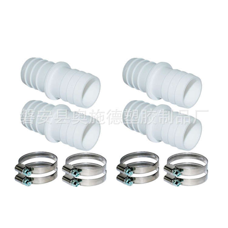 Pool Hose Fitting 32mm Replacement Cuff Vacuum Hose Threaded Cuff Pool Cleaning Tool Accessories
