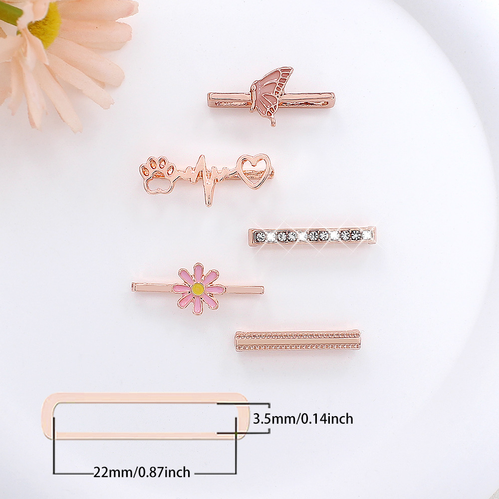 Picture of Suitable for Apple Watch Decorative Ring Apple watch Smart Silicone Strap Diamond Butterfly Star Decoration