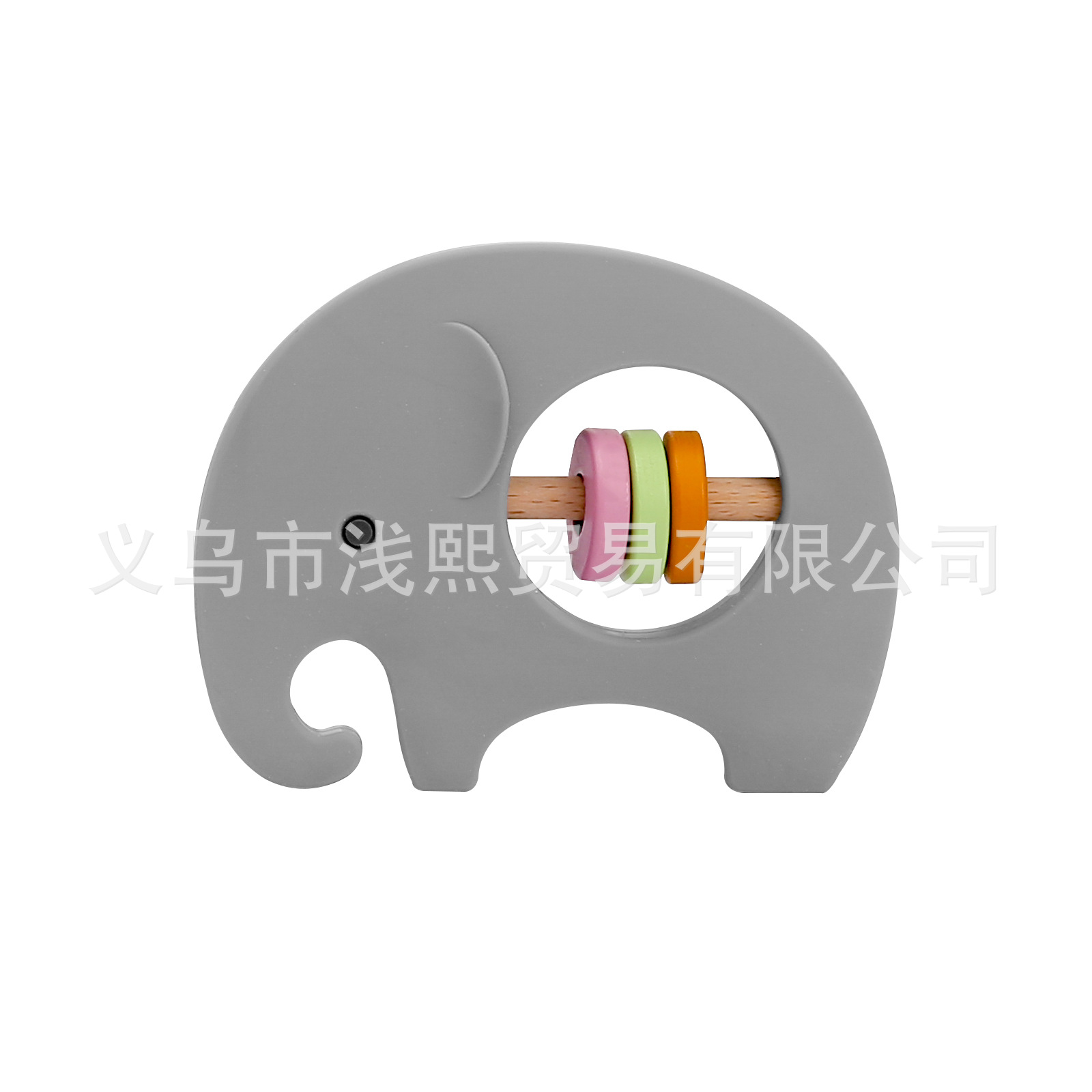 Picture of Silicone Koala Animal Baby Hand Catch Rattle Can Gnaw Gum Baby Soothing Puzzle Bell Elephant Hand Cattle