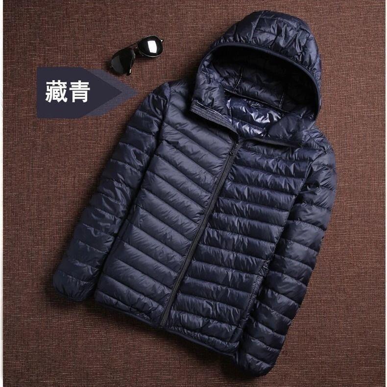 Picture of New Light Down Cotton-padded Jacket Men's Short Vertical Collar Jacket Young Men's Thin Down Cotton-padded Jacket