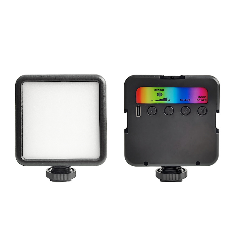 Mini portable tofu lamp photo video pocket colorful fill light handheld outdoor shooting mobile phone fill light