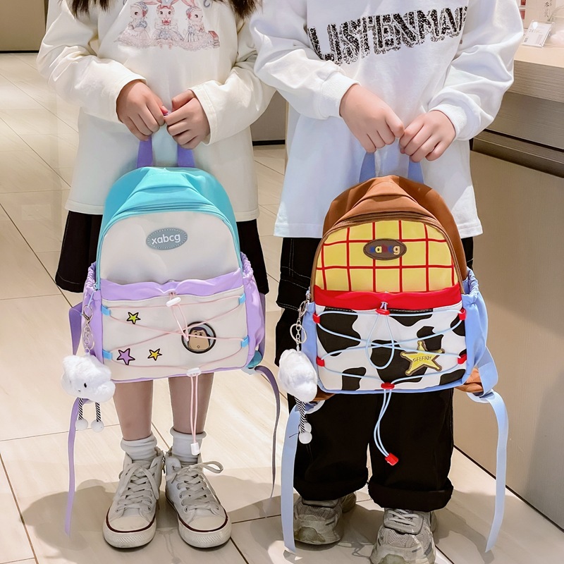 Picture of Children's School Bag 2024 New Cartoon Cute Doll Backpack Kindergarten Primary School Students Backpack Fashion Casual Bag