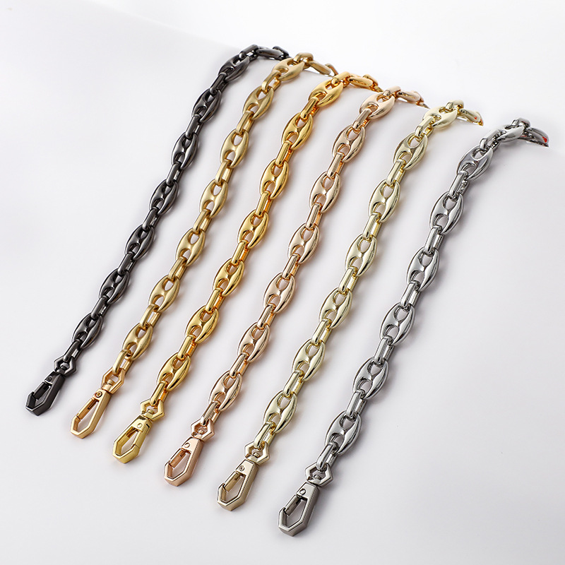 SP-86 Suitable Cocoa CHI Bag French Stick Bag Pig Nose Thick Chain Vintage Decorative Underarm Women's Bag with Hardware Accessories