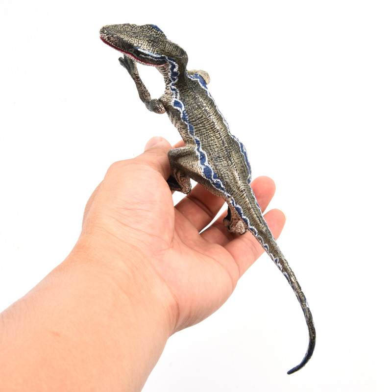Picture of Cross-border simulation dinosaur toy model variation Velociraptor fast raptor dragon toy ornaments a generation of hair
