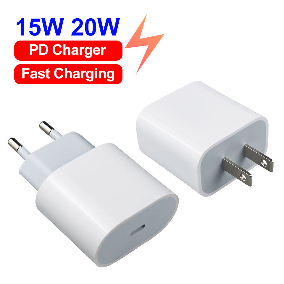 PD20W charger data cable suit for pd charging head 12w mobile phone fast charging head apple charger