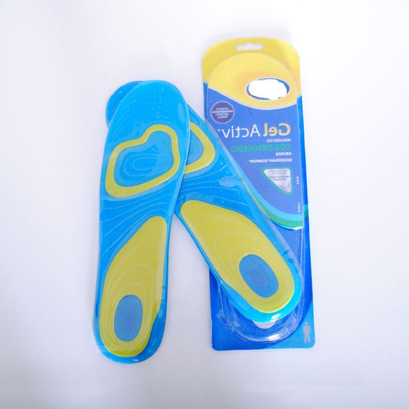 Picture of Silicone shock absorption foot insole high quality memory insole factory direct sale