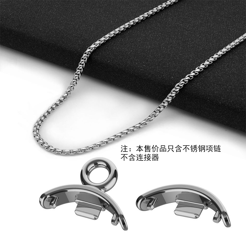 Picture of Suitable for Xiaomi Mi Band 10/9 Necklace Pendant Band8 Metal Head Stainless Steel Strap Connector Belt