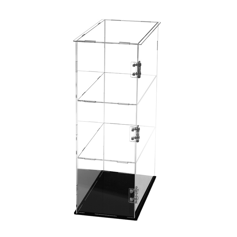 Picture of Acrylic hand-made display box layered grid assembled storage box high permeability model box Ming egg dust box
