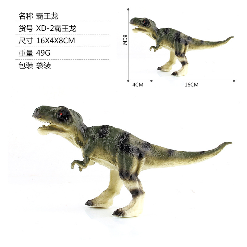 Picture of Animal Jurassic Dinosaur Model Series, Simulated Tyrannosaurus Dinosaur World, Various Static Toy Models