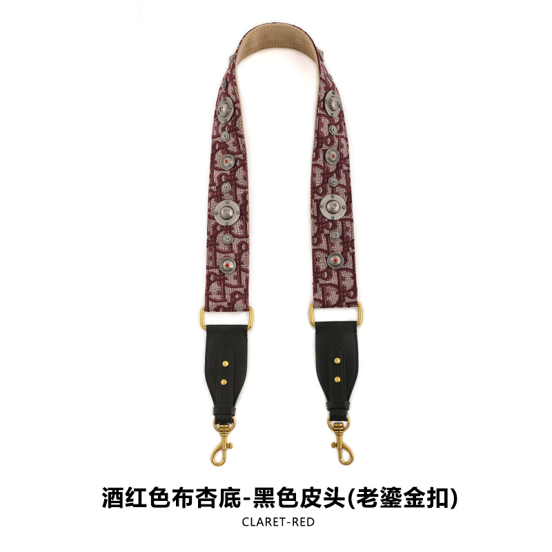 Picture of Mahuangshi MHS-F-66 Wide Bag with Canvas Shoulder Strap Shoulder Crossbody Cowhide Bag Accessories Bag Strap Comfortable D