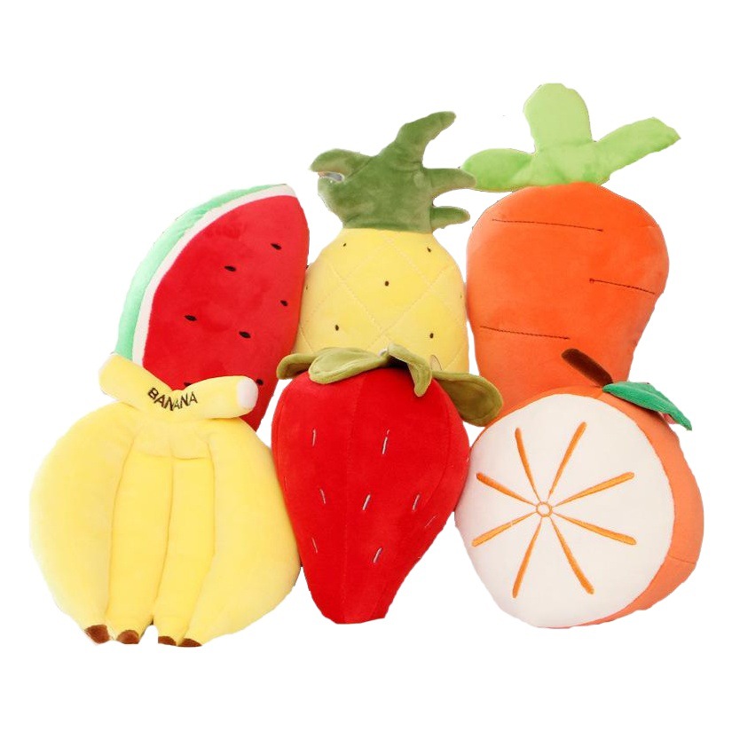20cm down Cotton Fruit and Vegetable Pillow Wedding Throwing Children's Gift Doll Stuffed Toy Wholesale