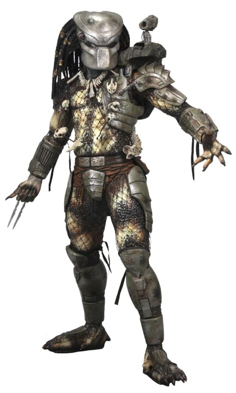 Picture of NECA7-inch iron warrior 25th anniversary Predator P1 Yuanzu battle damage open mouth Iron Blood hand-made model