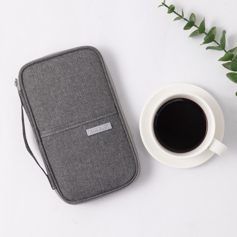 South Korea Hot-selling Multi-functional Travel Passcard Bag Waterproof and Dustproof Card Bag Portable Overseas Travel Documents Storage Bag
