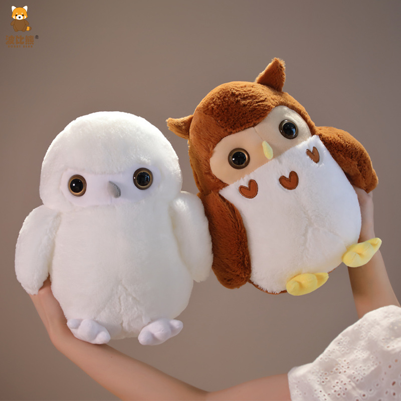 Picture of Bobby Bear Cute Soft Cute New Couple Owl Doll Pillow Plush Toy Large Clamping Doll Cross Border