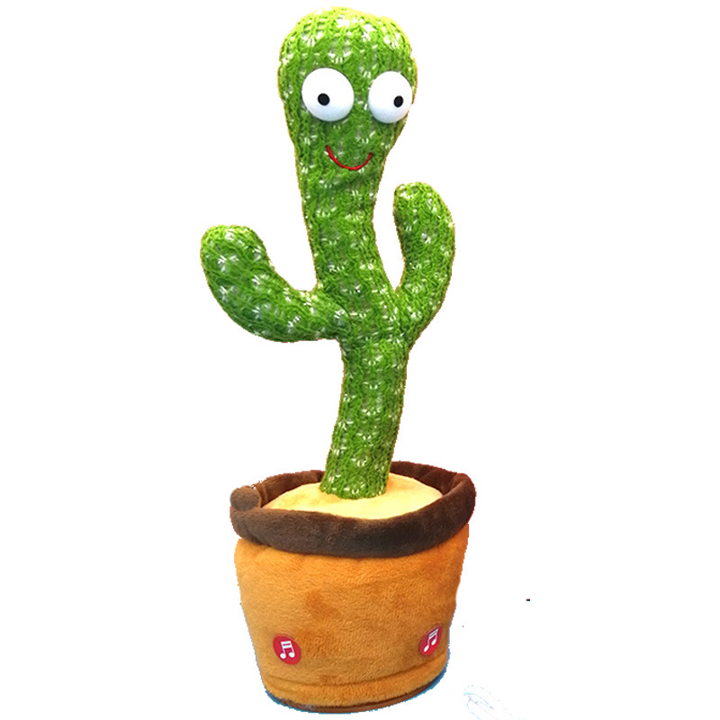 Picture of Tiktok same cactus talking toy dancing singing recording twisted cactus cross-border Amazon toy