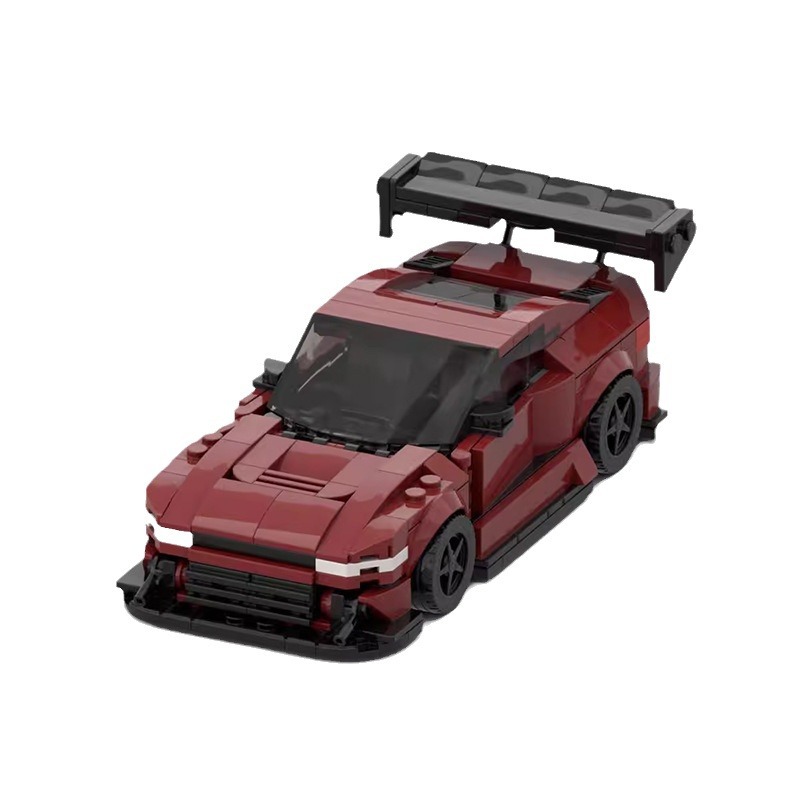 Picture of Creative Domestic Moc Compatible Lego Building Blocks Speed8 Grids Car Nissan 240Sx Silvia Educational Car Model