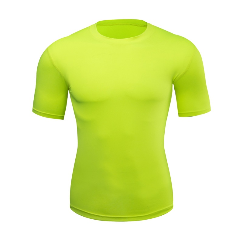 Picture of Outdoor tights men's sports top training suit quick-drying T-shirt breathable basketball fitness compression short-sleeved training suit