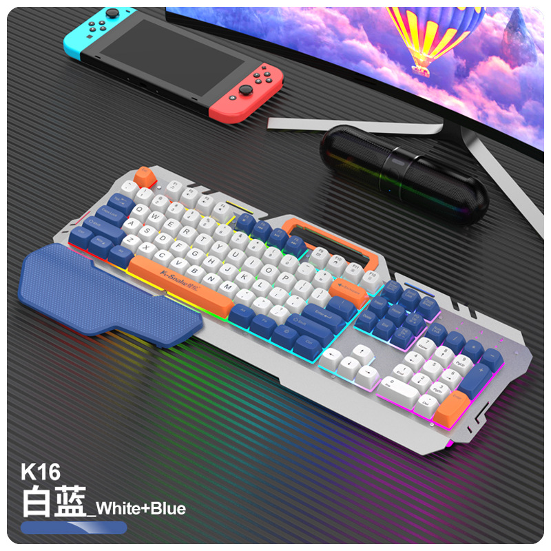 Picture of Viper KM160 Mechanical Feel Keyboard Mouse suit Wired E-sports Game Notebook Metal Keyboard Mouse Office
