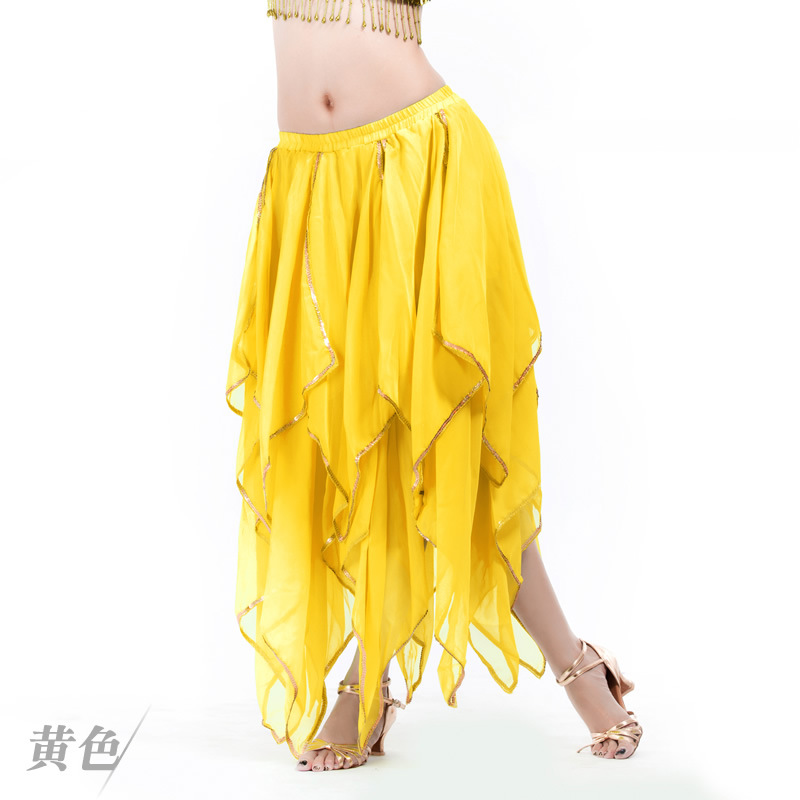 Picture of 16 Leaf Skirt Belly Dance Chiffon Skirt Belly Dance Skirt Belly Dance Performance Skirt