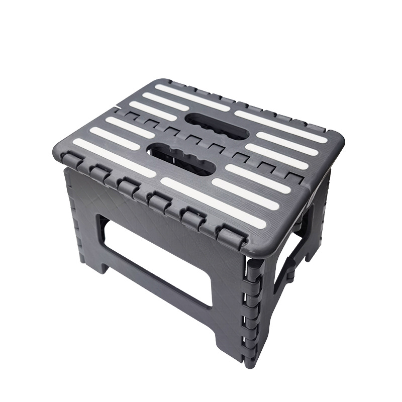 Picture of In stock new non-slip folding stool elderly auxiliary half step ladder portable PP plastic folding chair wholesale