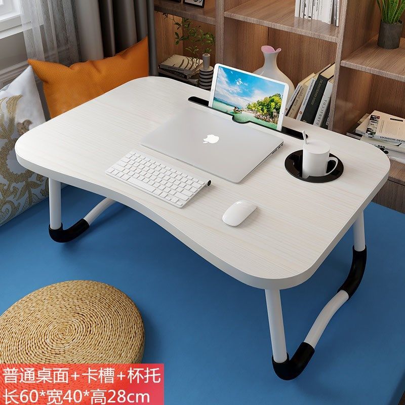 Picture of Bed Desk Computer Desk Dormitory Simple Folding Table Bedroom Simple Student Learning Small Table Lazy Writing Desk