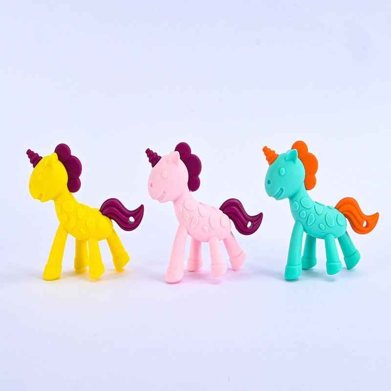 Picture of Manufacturer Hot Selling Baby Food Grade Silicone Teether Baby Teething Stick Baby Silicone Toy Chewing Gum Toy Wholesale