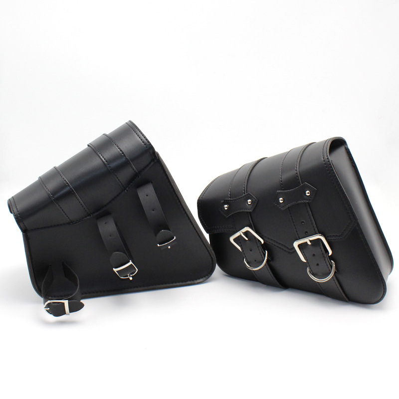 Picture of Motorcycle Bag Harley Motorcycle Side Bag PU Side Hanging Bag Harley Prince Triangle Bag Tool Knight Bag